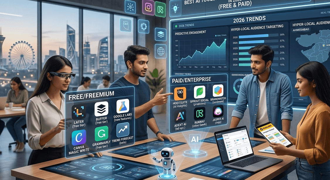 Best AI Tools for Social Media Marketing in 2026 (Free & Paid)