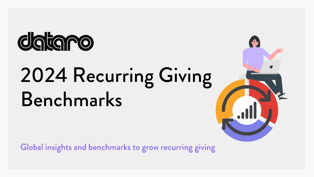 Recurring giving benchmark report - 2024 · free tool from Dataro