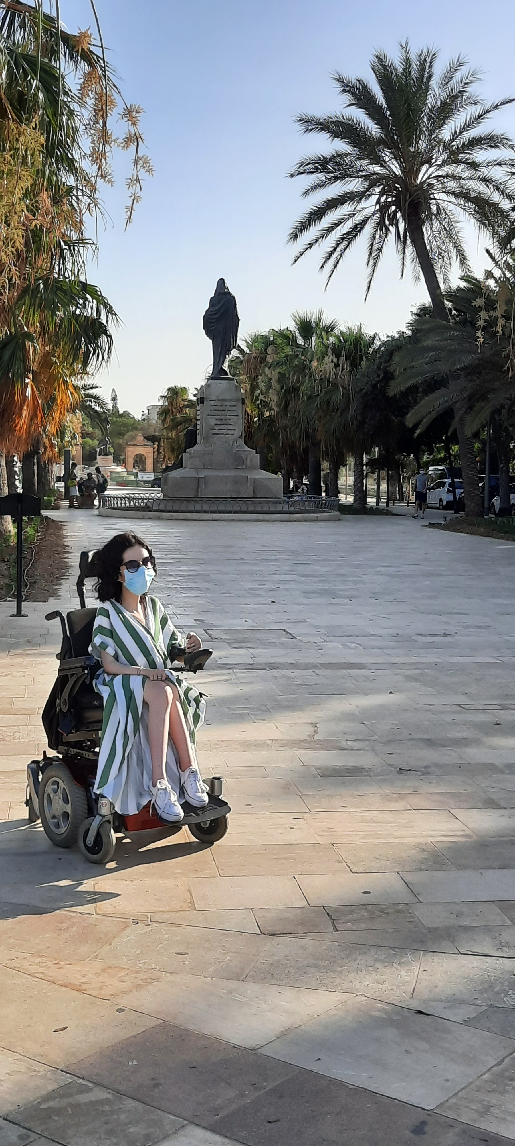 long-coated black and white dog during daytime