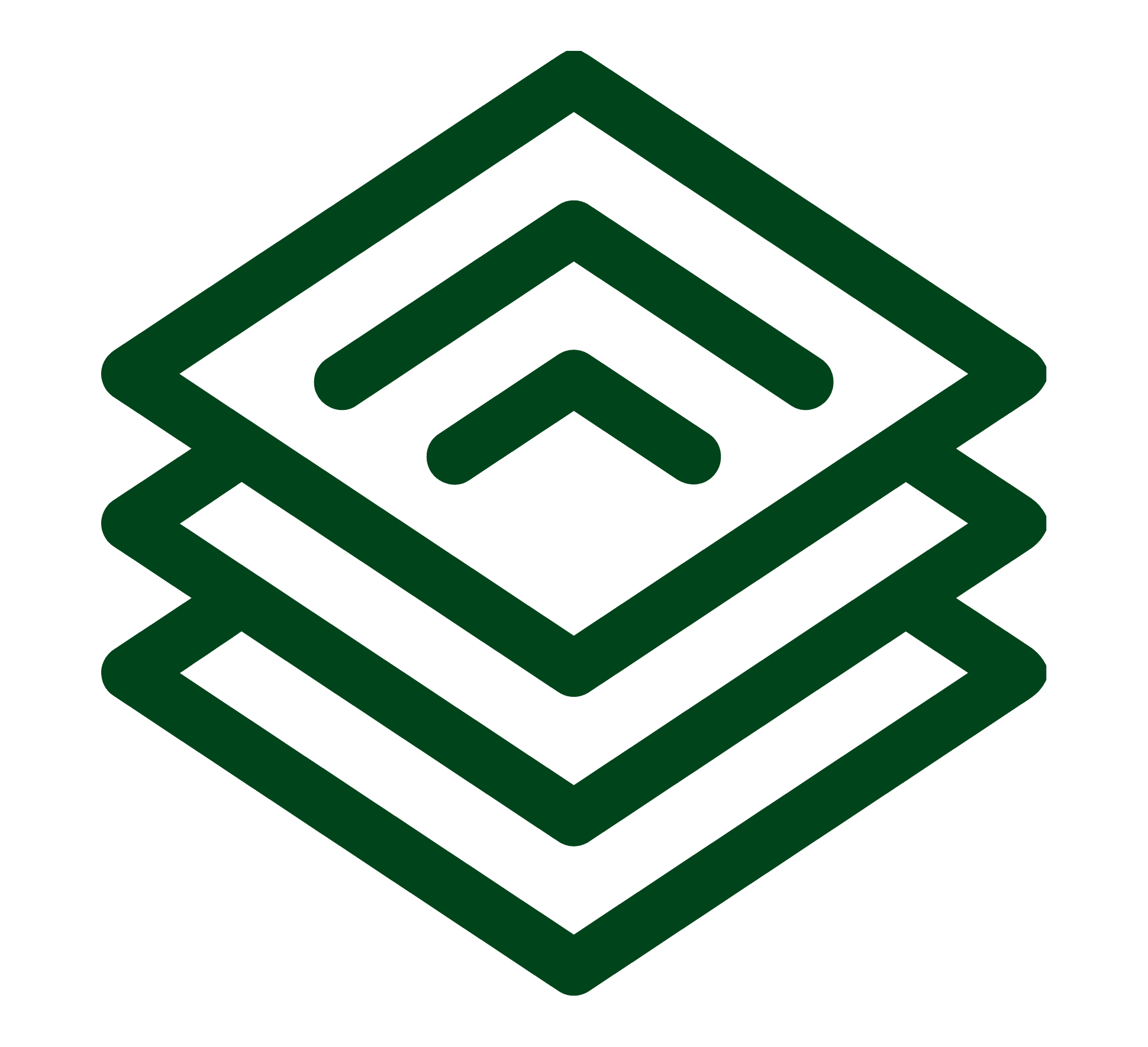 A vivid purple hexagon set against a solid black background, emphasizing its shape and color.