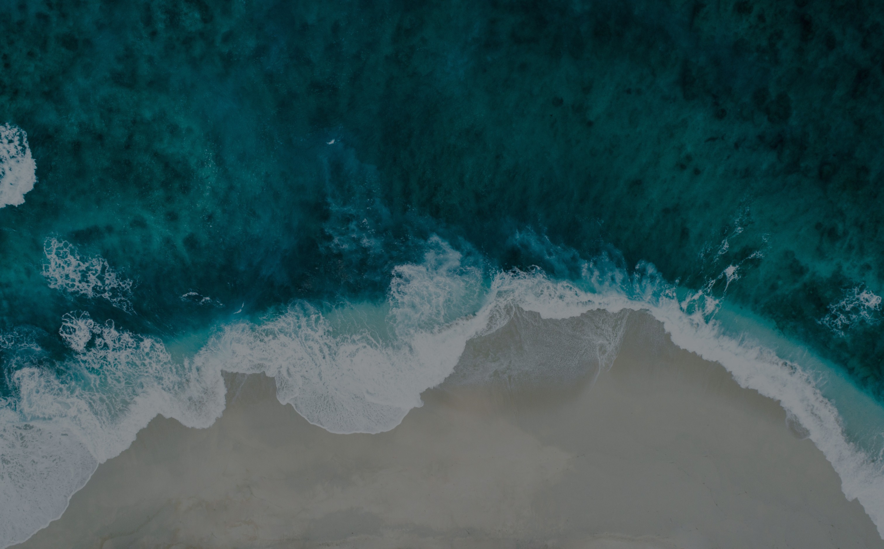 Ocean waves on the beach