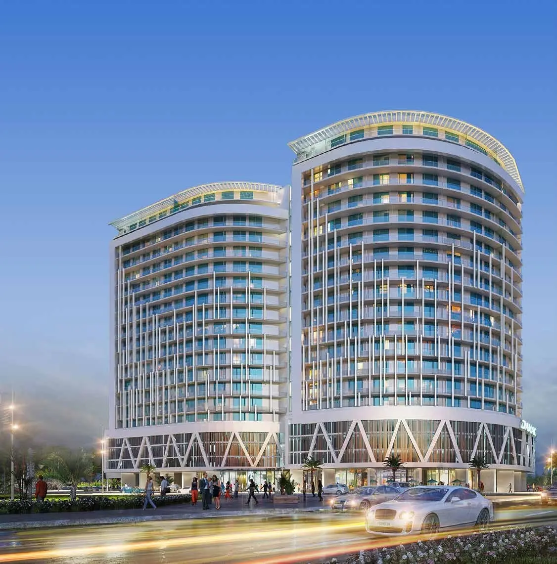 Damac majestine building view