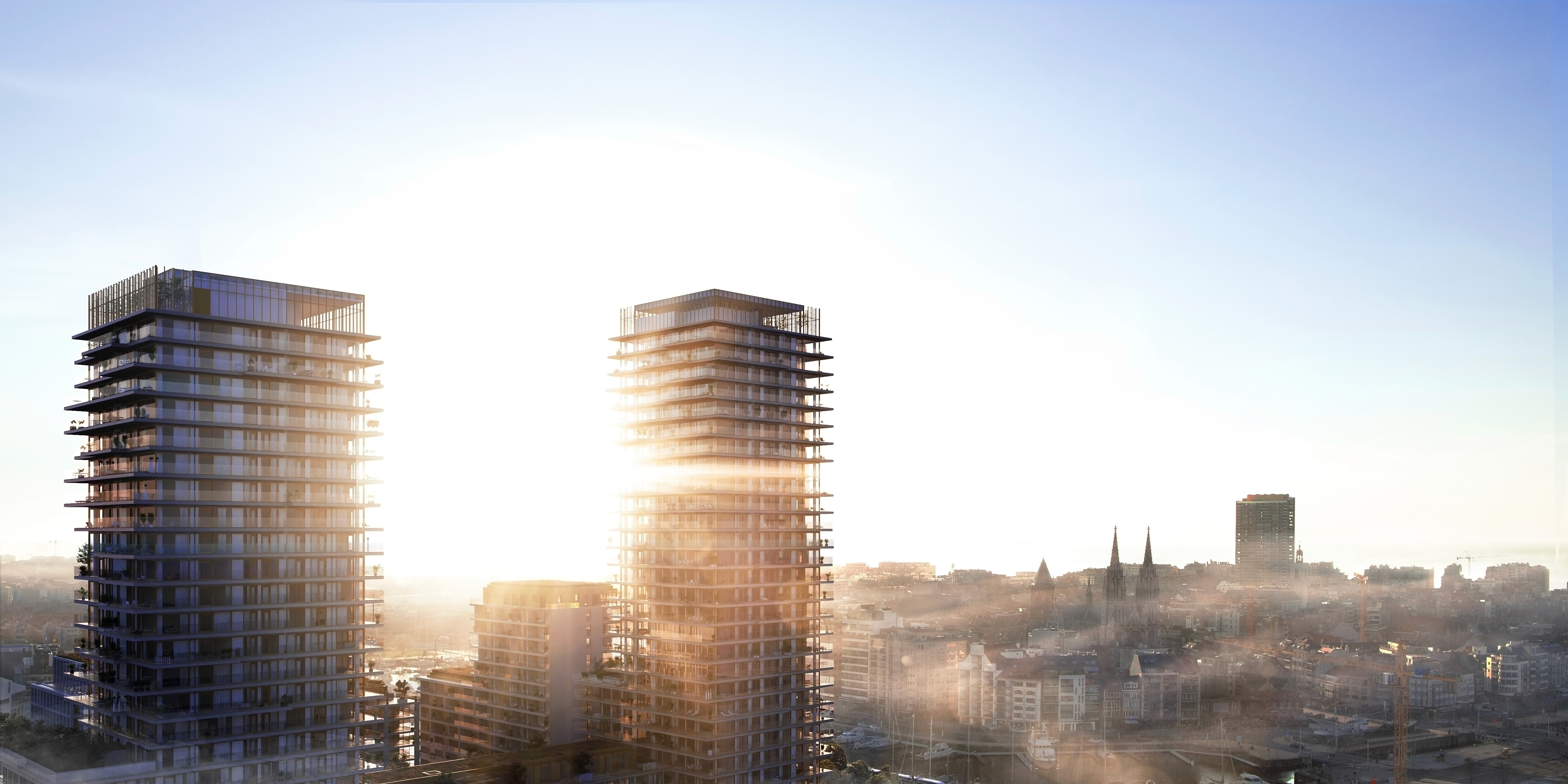 Portrait of a woman with short brown hair, eyes closed, gently holding her face