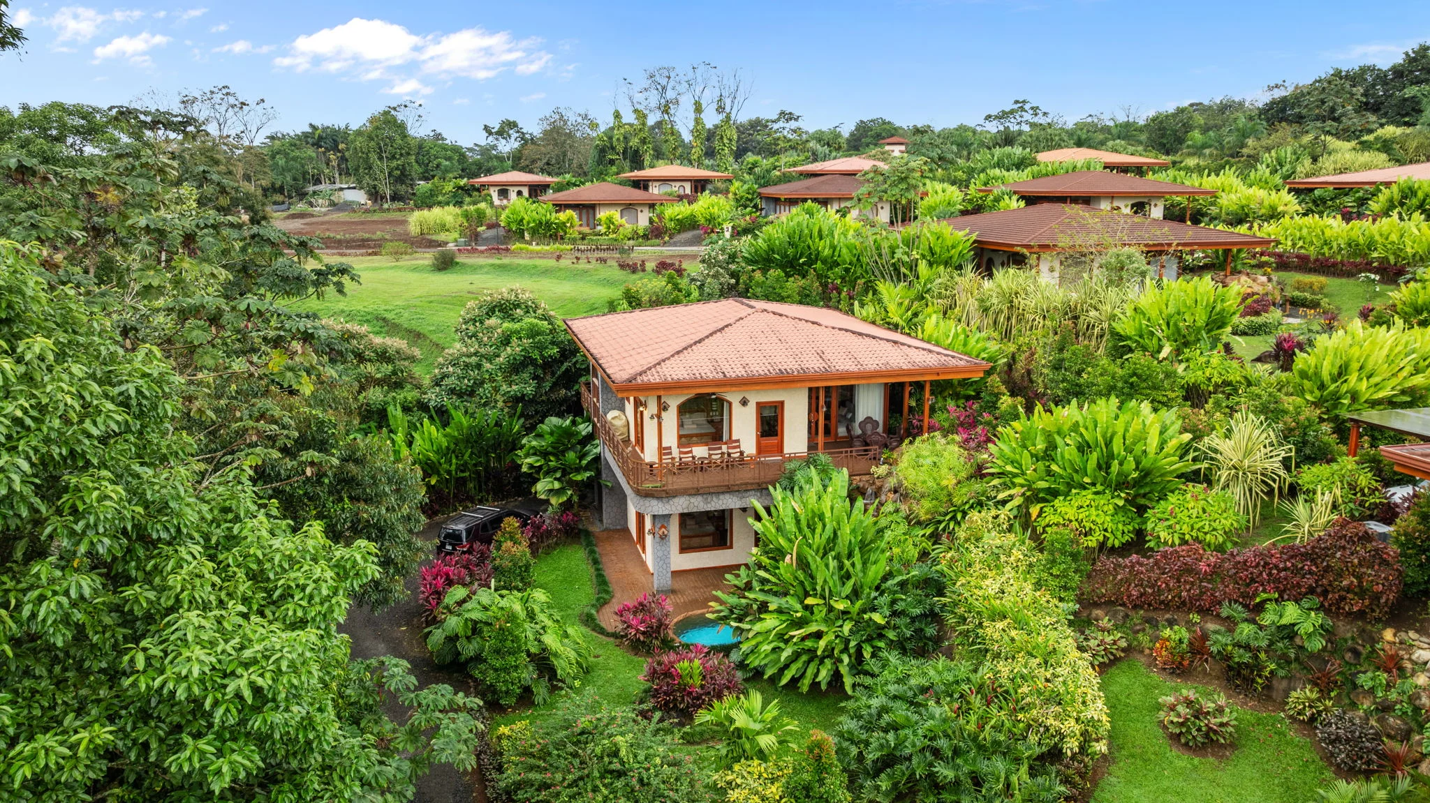 Villa Fleta from above