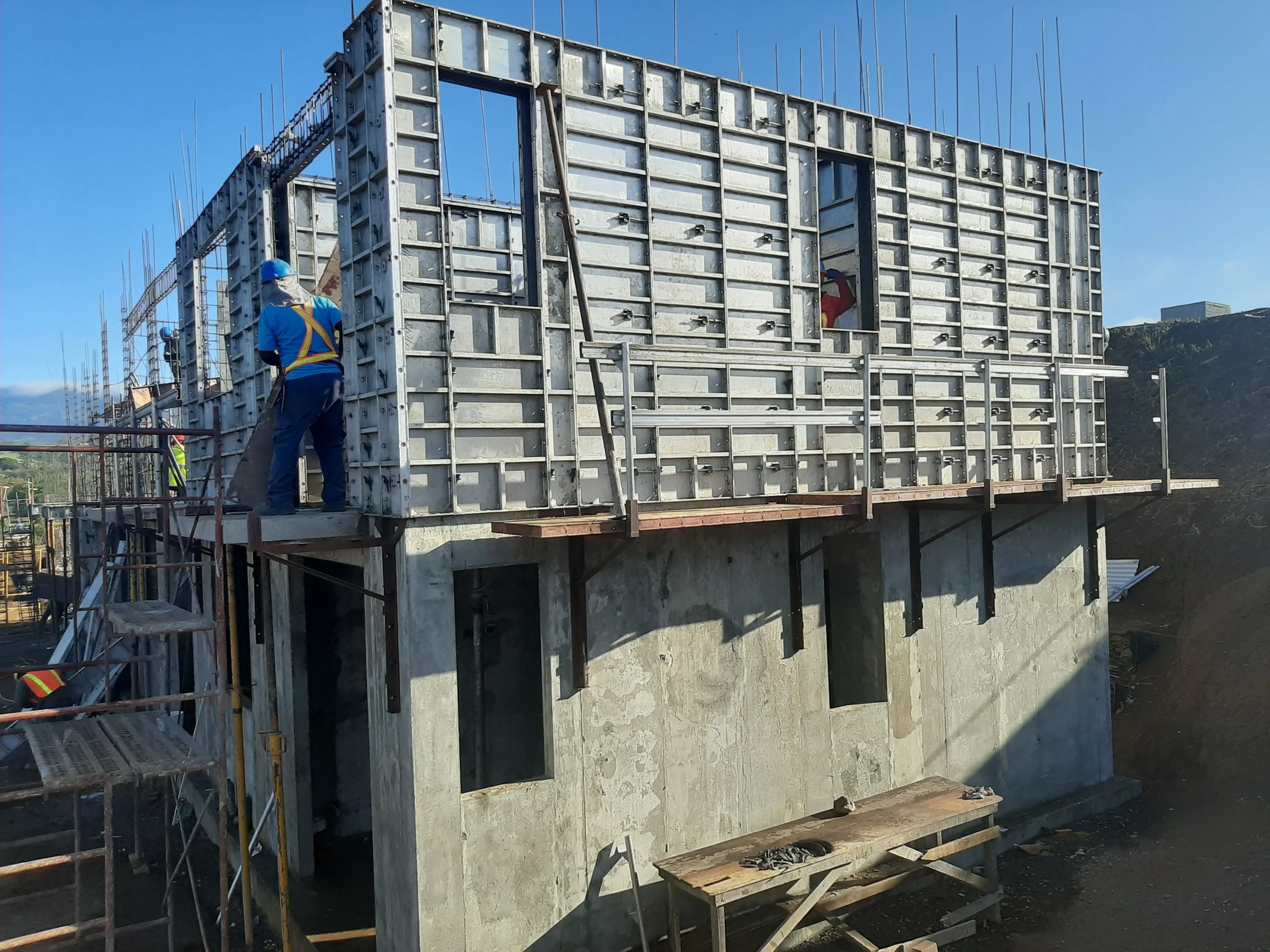 Tuerca para puntal galvanizada de alta resistencia