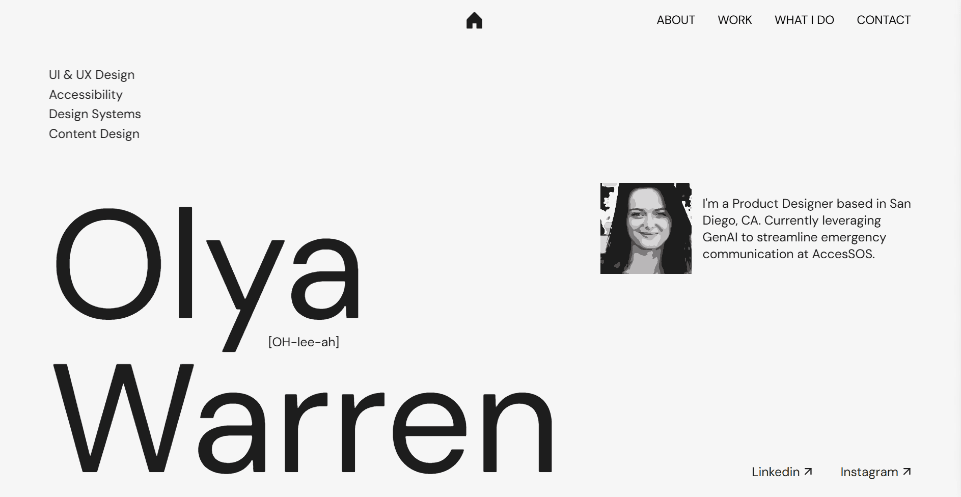 Olya Warren Product Designer