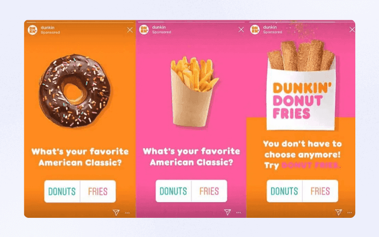 Motion story ads