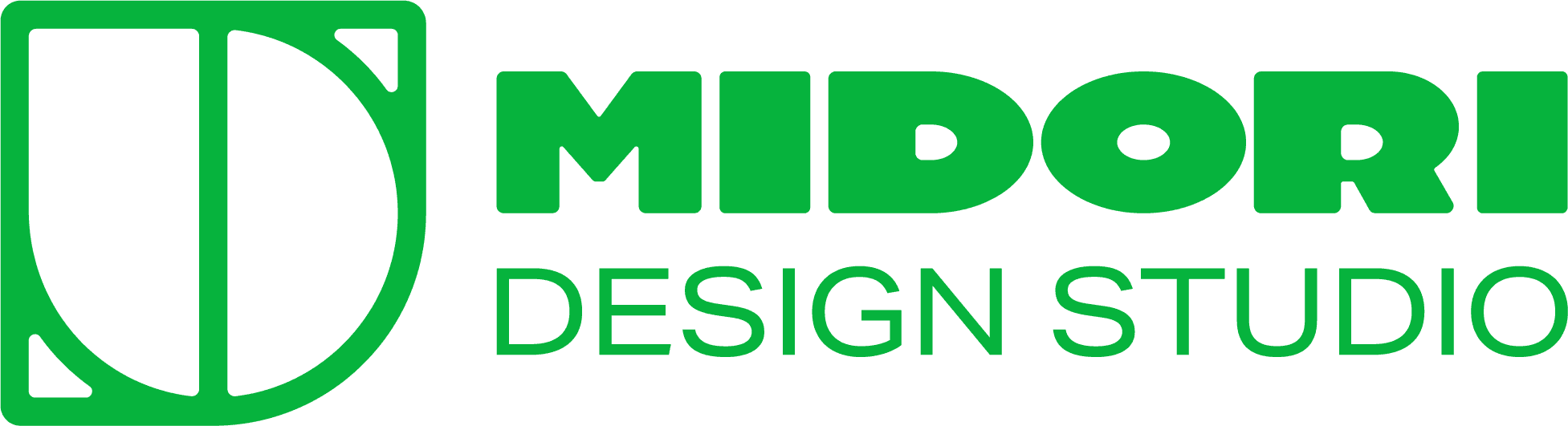 Midori design studio full logo