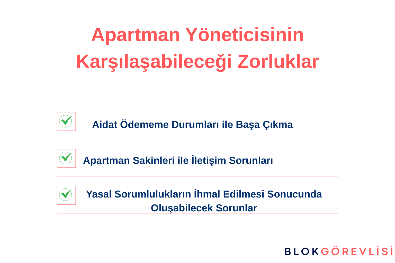Apartman Yöneticisinin Karşılaşabileceği Zorluklar