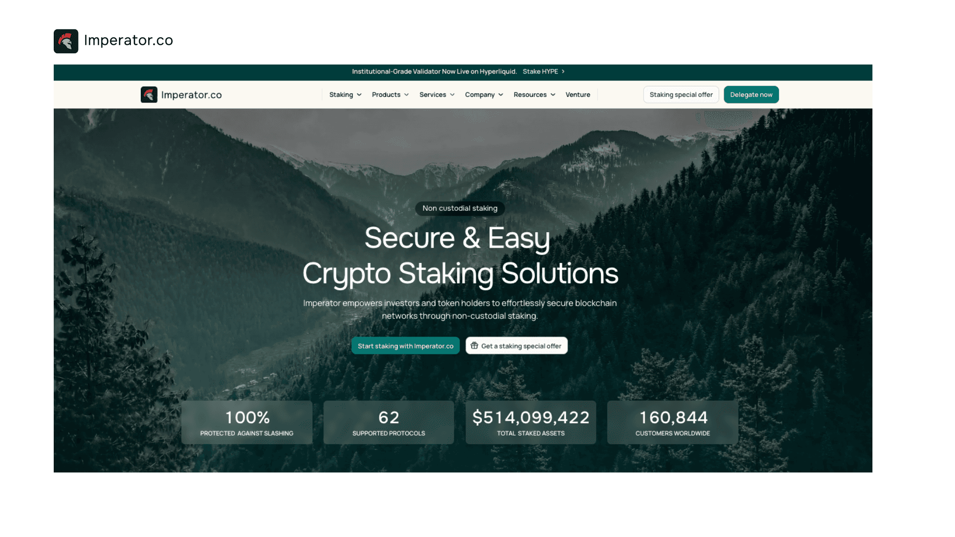 Imperator validator crypto web3 blockchain
