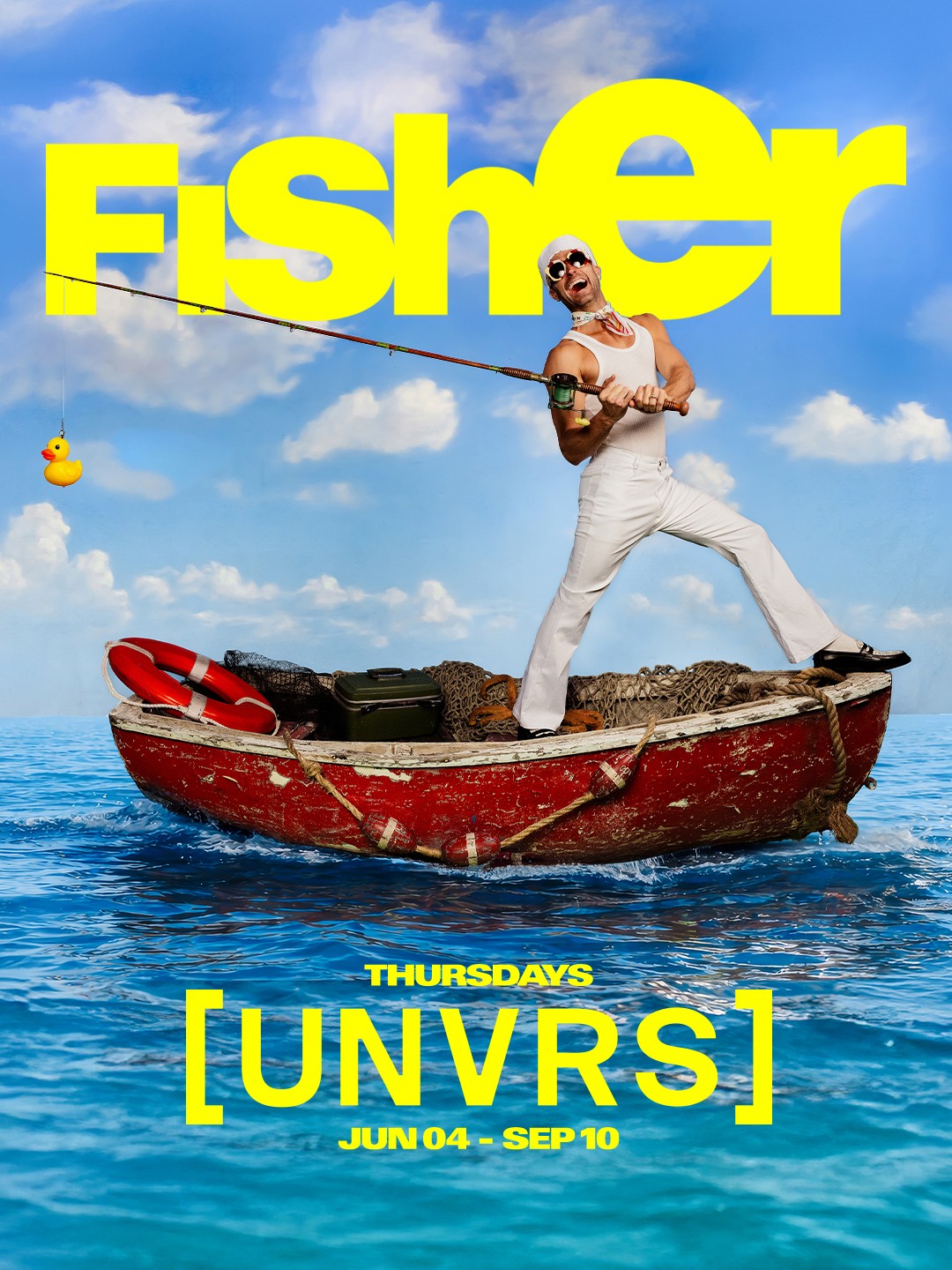 FISHER' [UNVRS] 2026 residency poster 