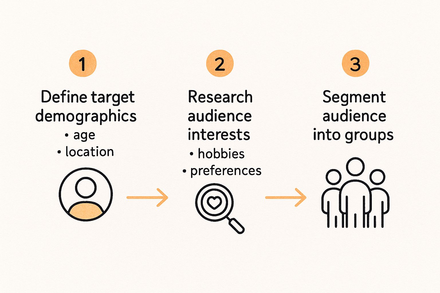 Infographic about how to market on social media