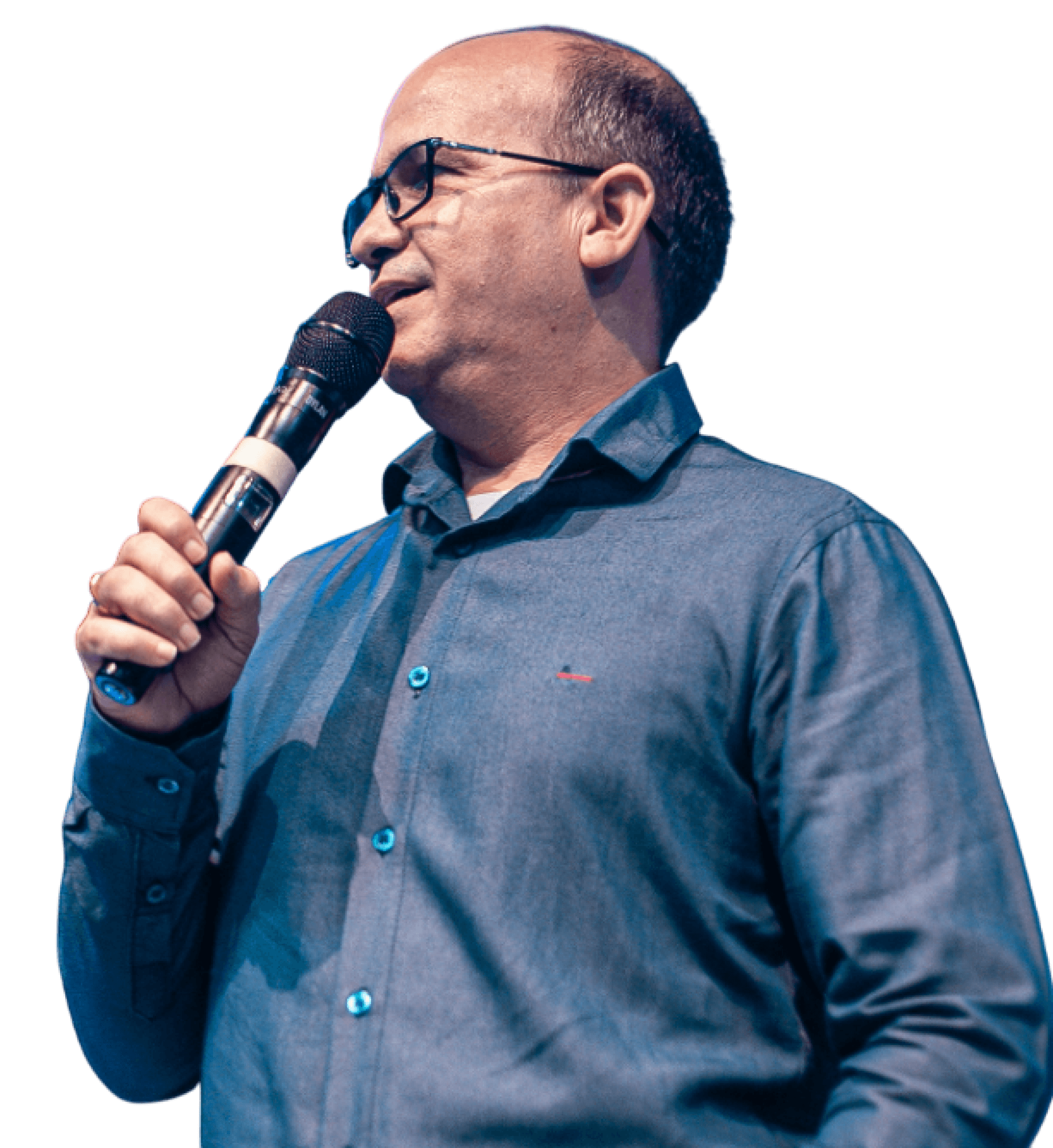 Foto do Bispo anderson, preletor na Conferência Sarando o Norte em Boa Vista.