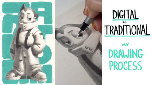 Digital to Traditional: My Drawing Process