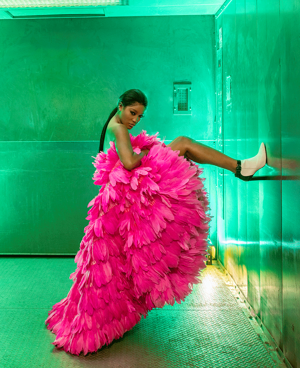 Keke Palmer styled by miami celebrity fashion stylist Steven Lassalle