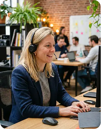 SalesWoman learns with Blify AI role play