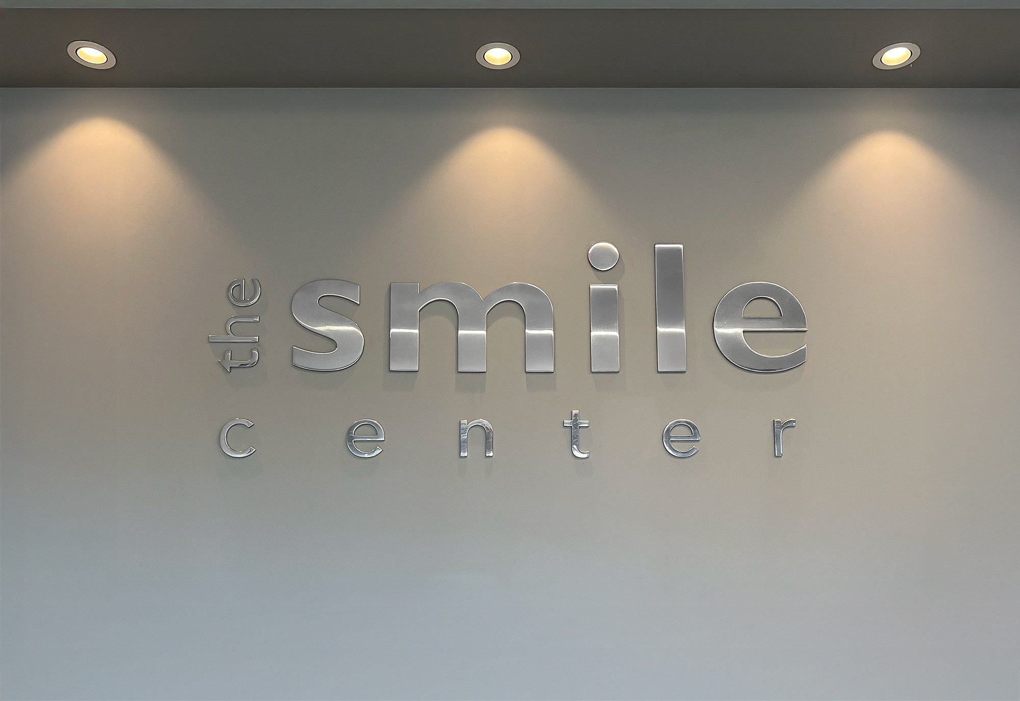 The Smile Center Logo on the wall