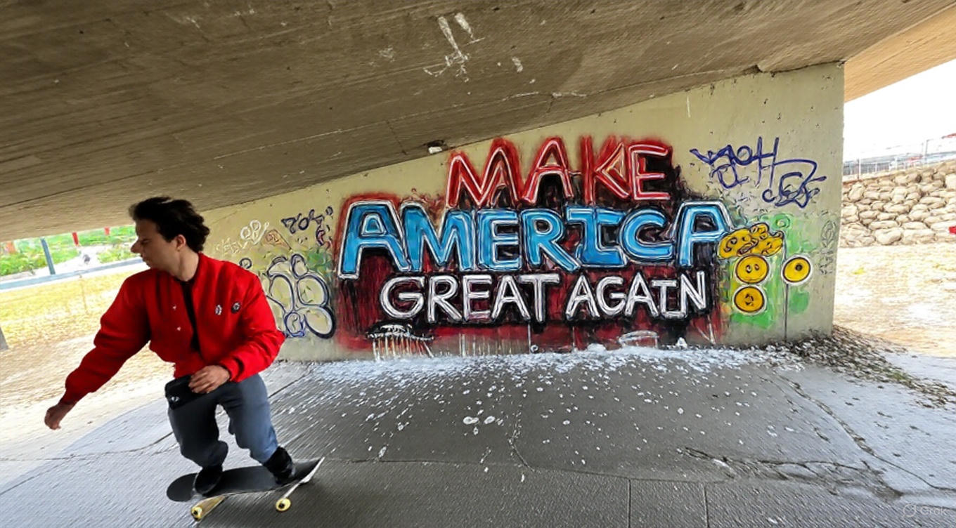 Night view of a town under a starry mountain.
