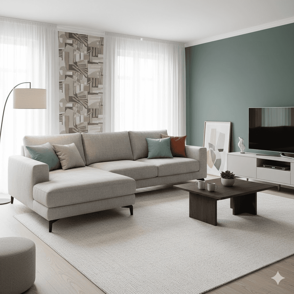 Photo of luxury living room