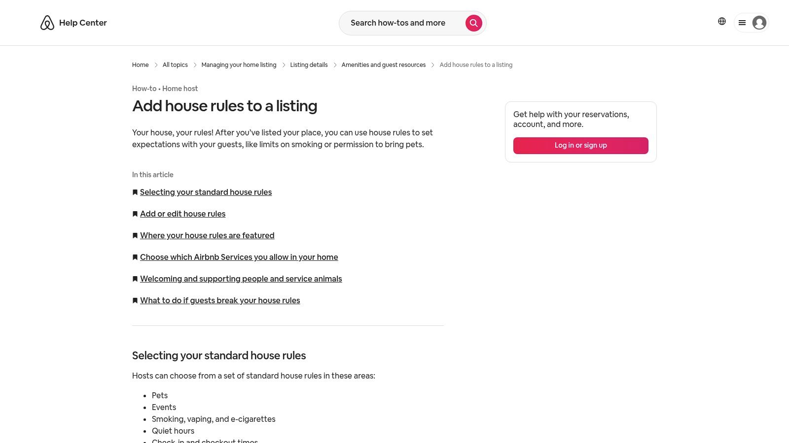 Airbnb Help Center (official)