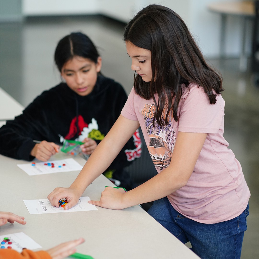 Students measuring ingredients and following recipes in structured cooking session