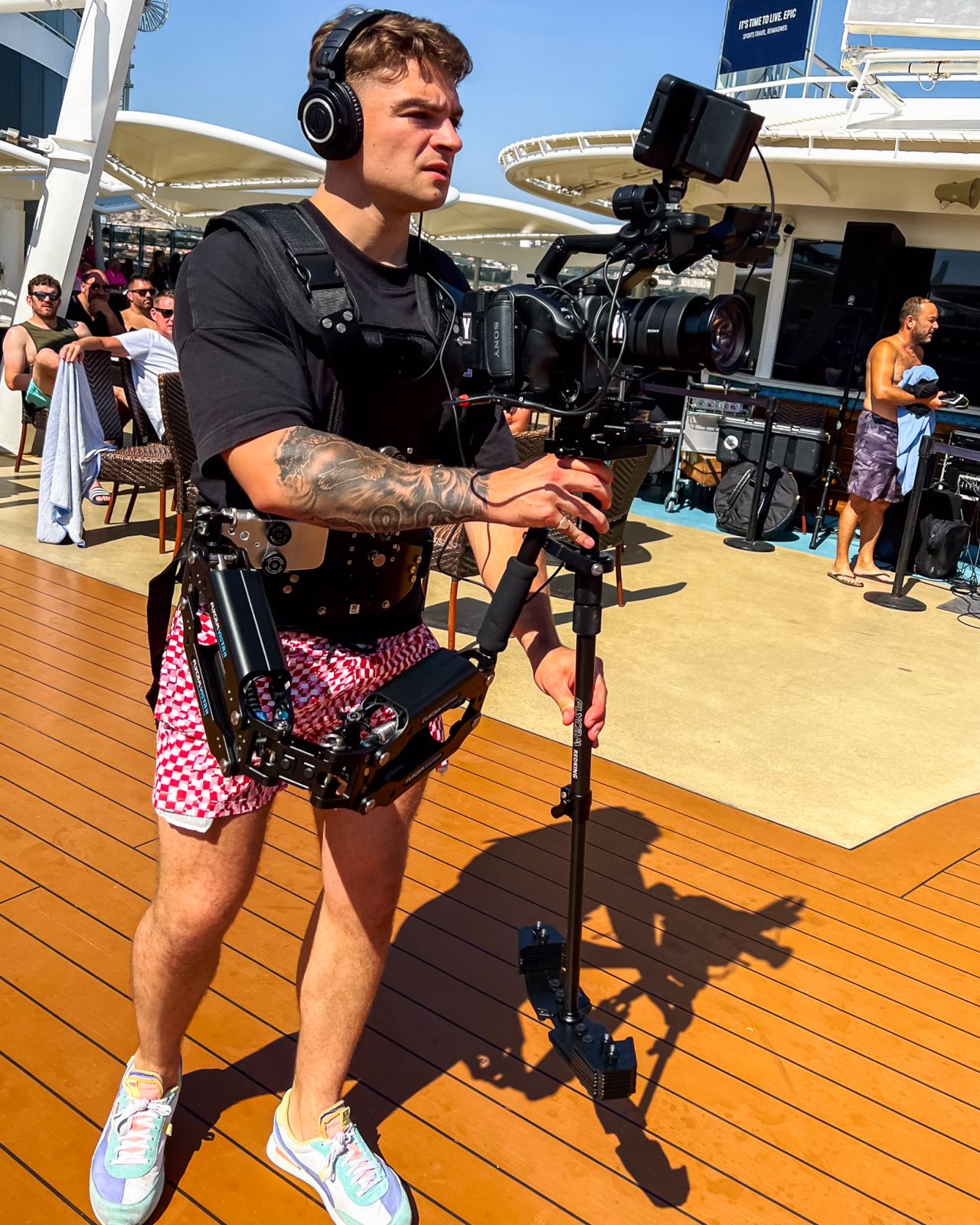 Girl smiling with coffee mug