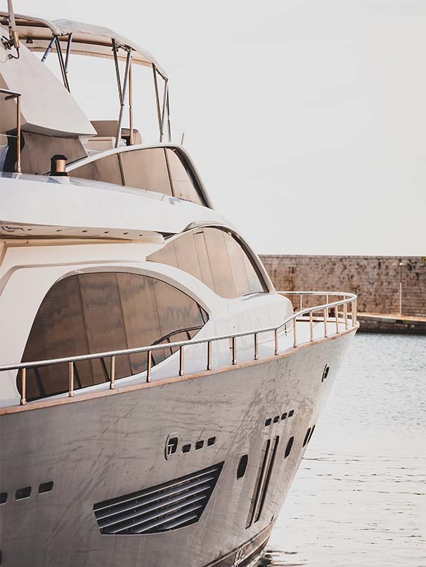 Futuristic Looking Yacht