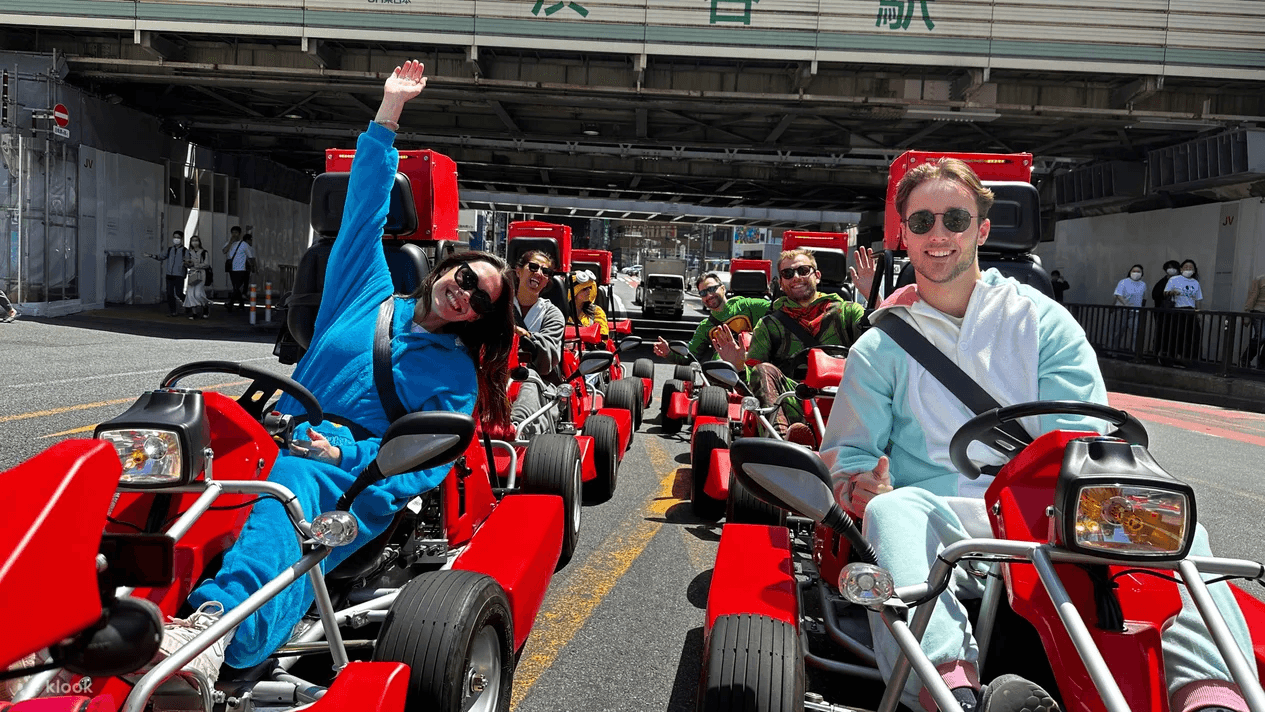 Go karts on the streets of tokyo