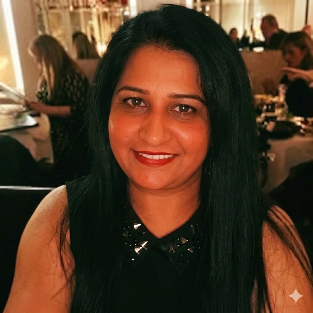 Portrait image of recently hired tech professional