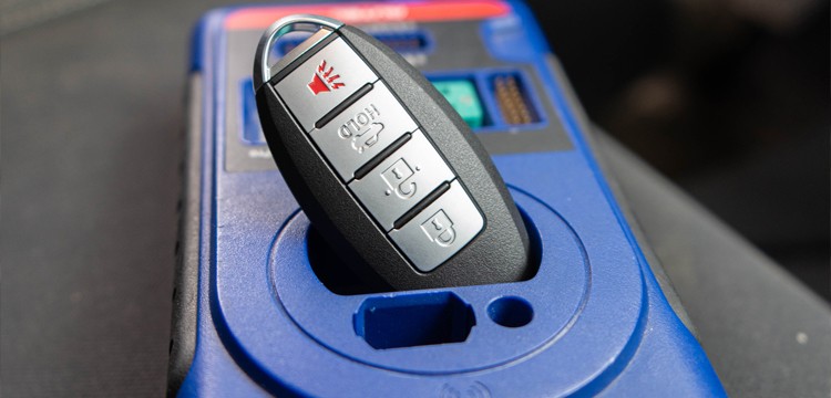 car key inside a programmer