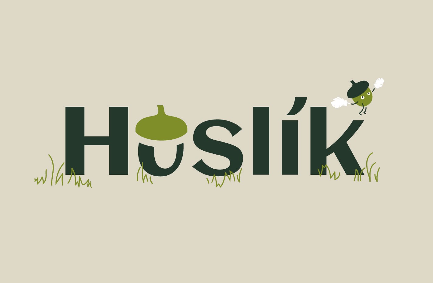 Huslík wildlife rescue station brand identity, web design and Webflow development by SLOWRAT