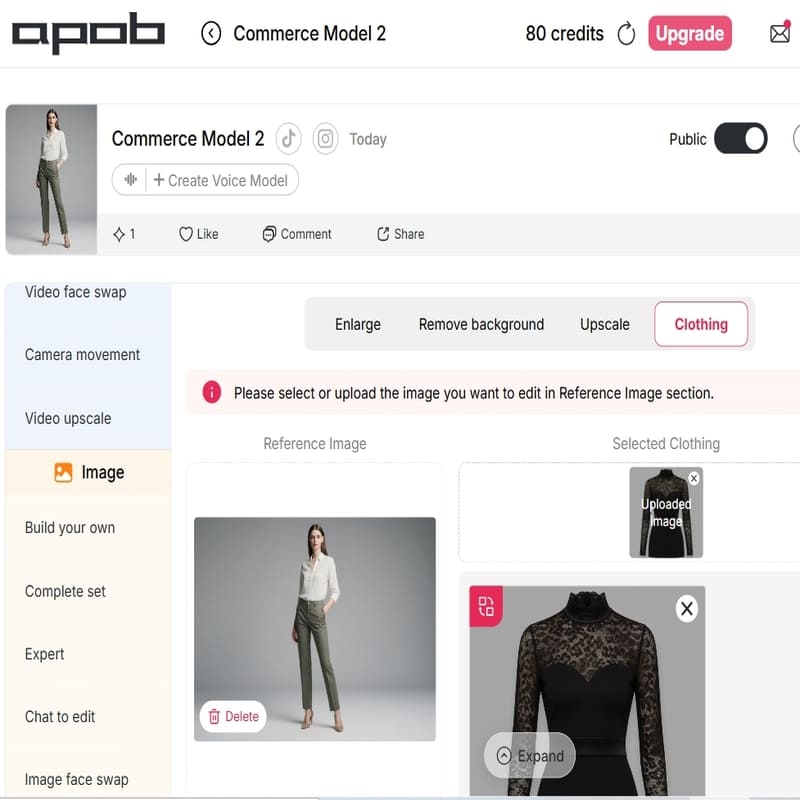 ai bikini girl model