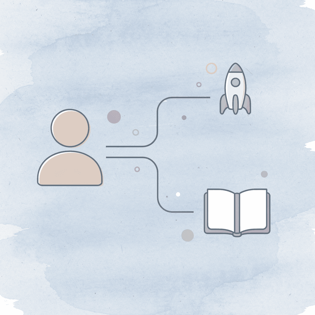 Icon showing traditional funding splitting into flexible options