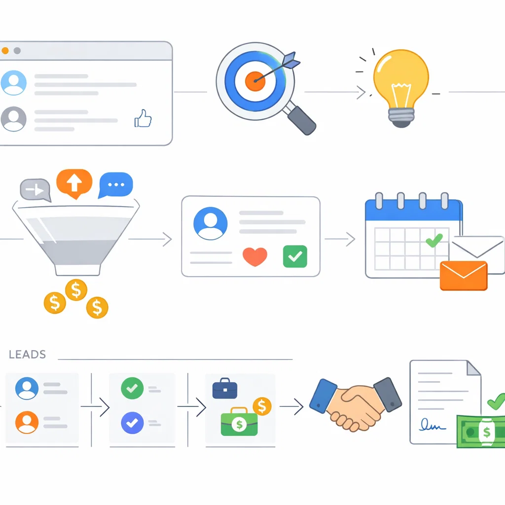 Visiual of Reddit to sales pipeline