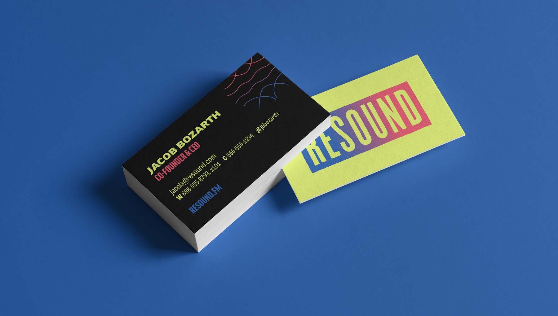 Image of Resound business cards