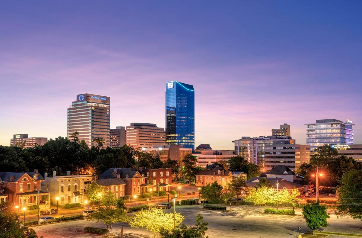 Abstract image of workspace