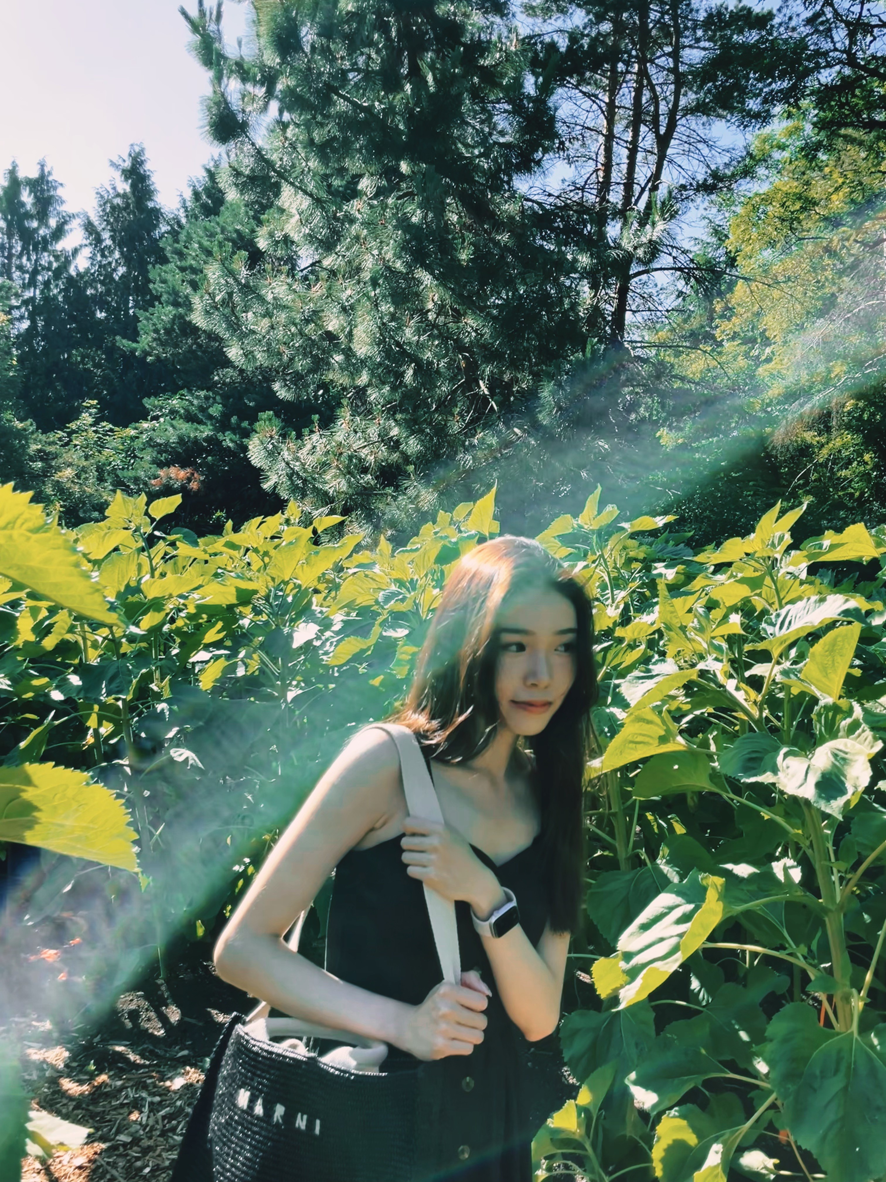 Outdoor Café Seating in a Sunlit Alley