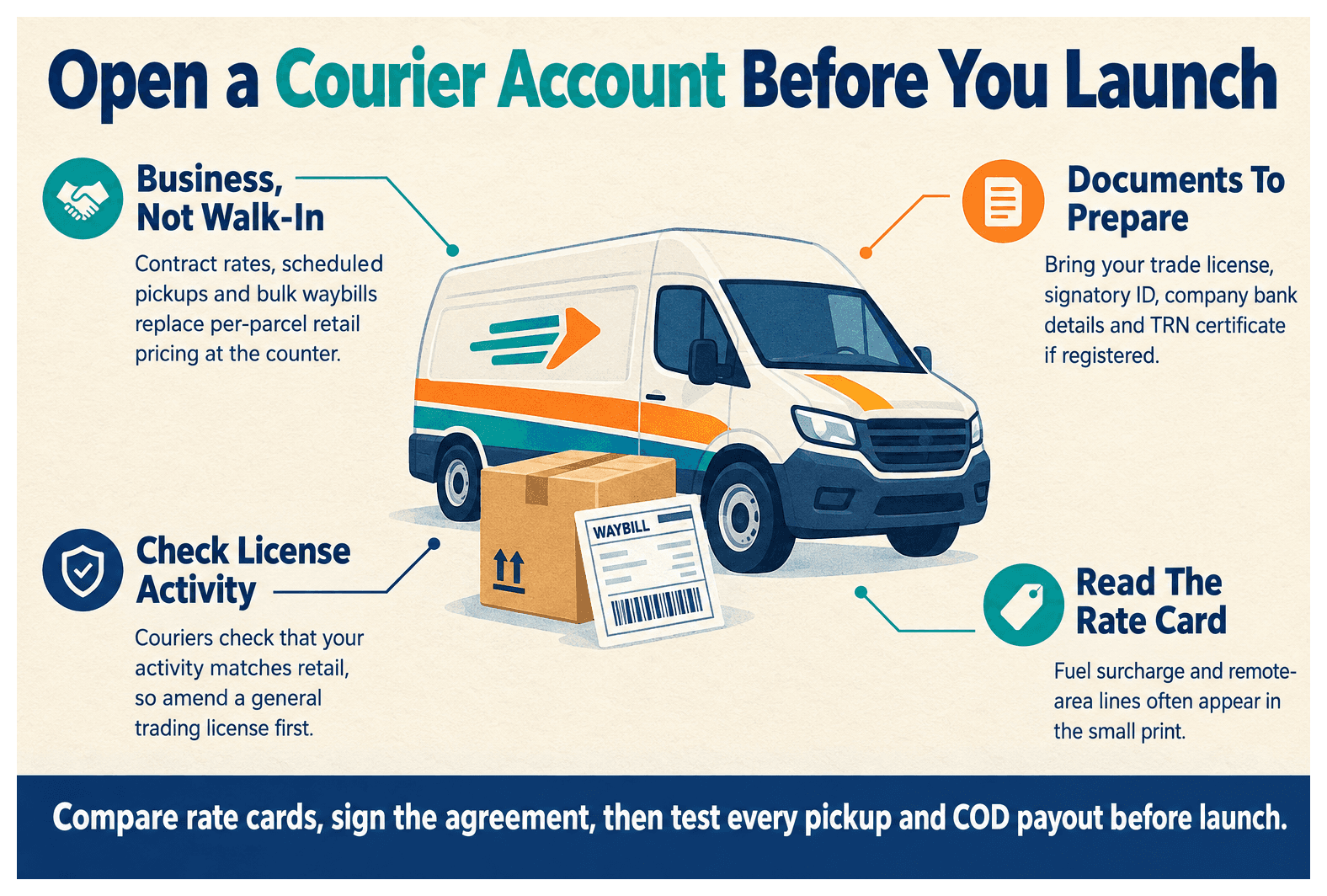 Infographic: What Is a Courier Account and How to Open One for a UAE Online Store
