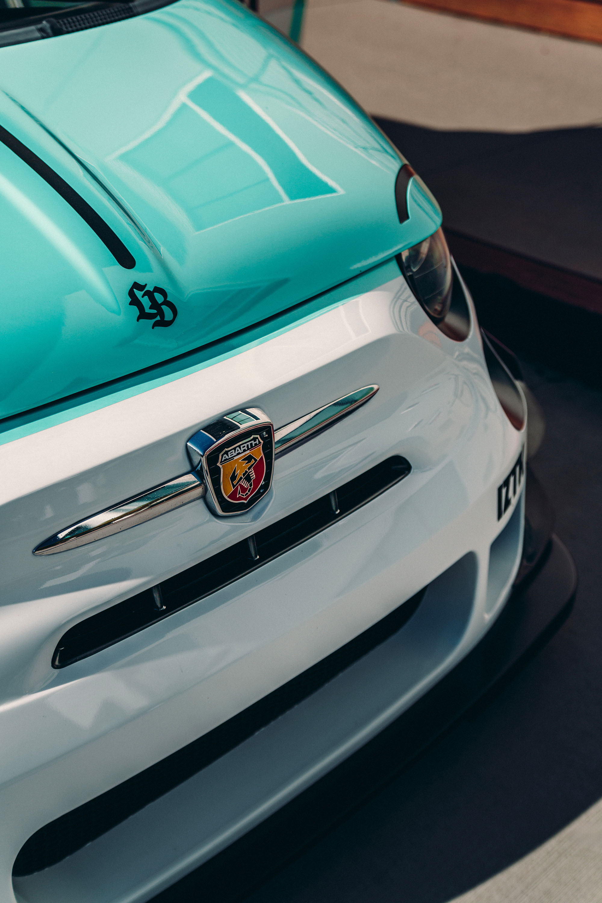 INOZETEK LB Tiffany Blue Super Gloss LBWorks Widebody Fiat  500