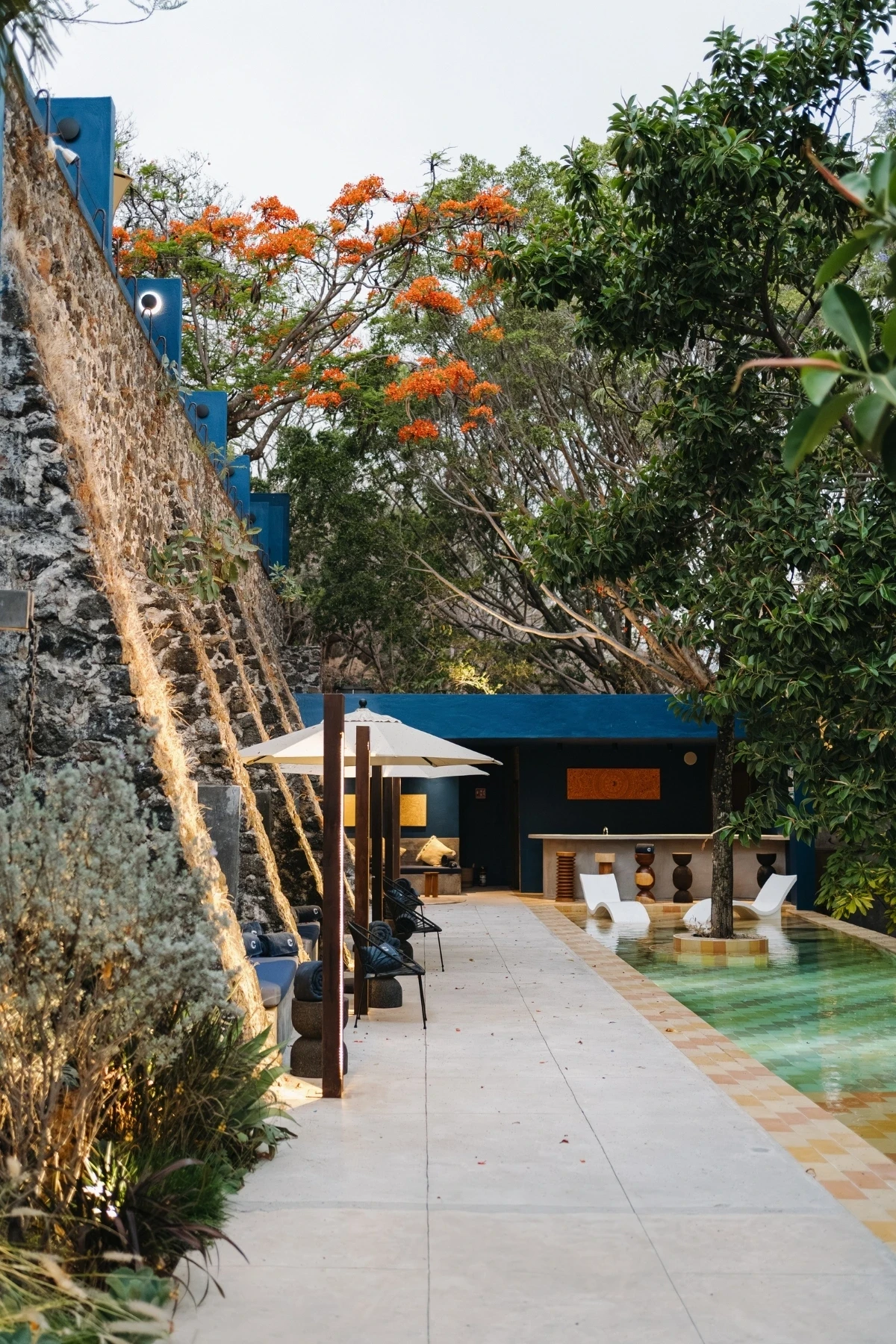 outside of an apartment