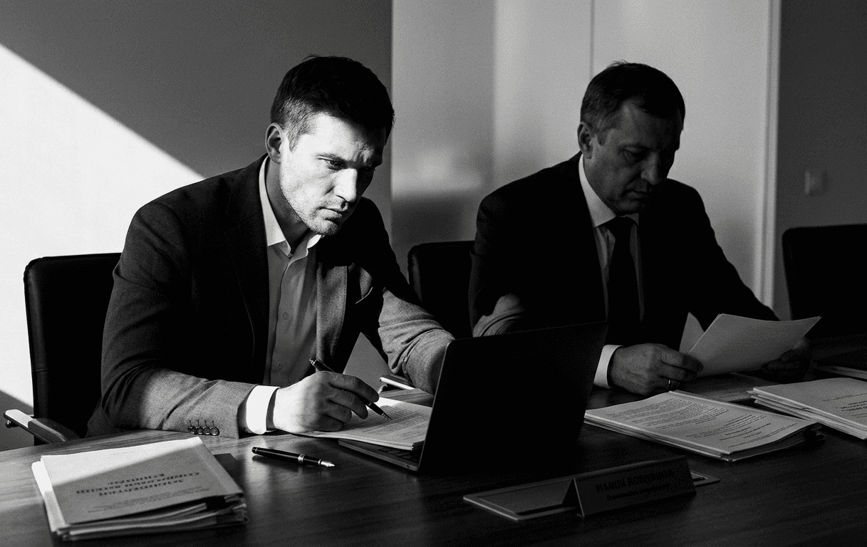 a person sitting in front of a computer screen