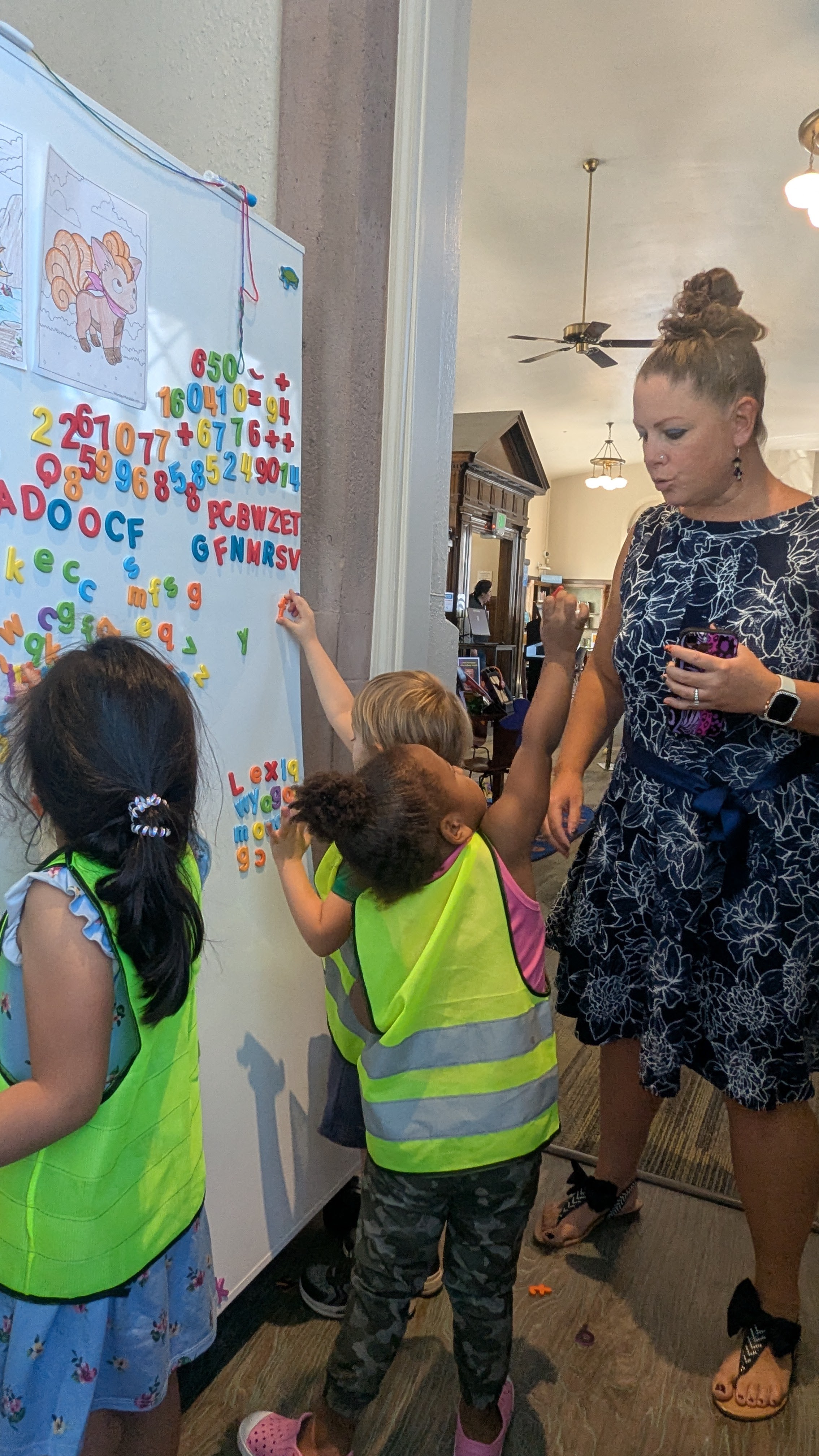 a close up of a bunch of craft items on a table