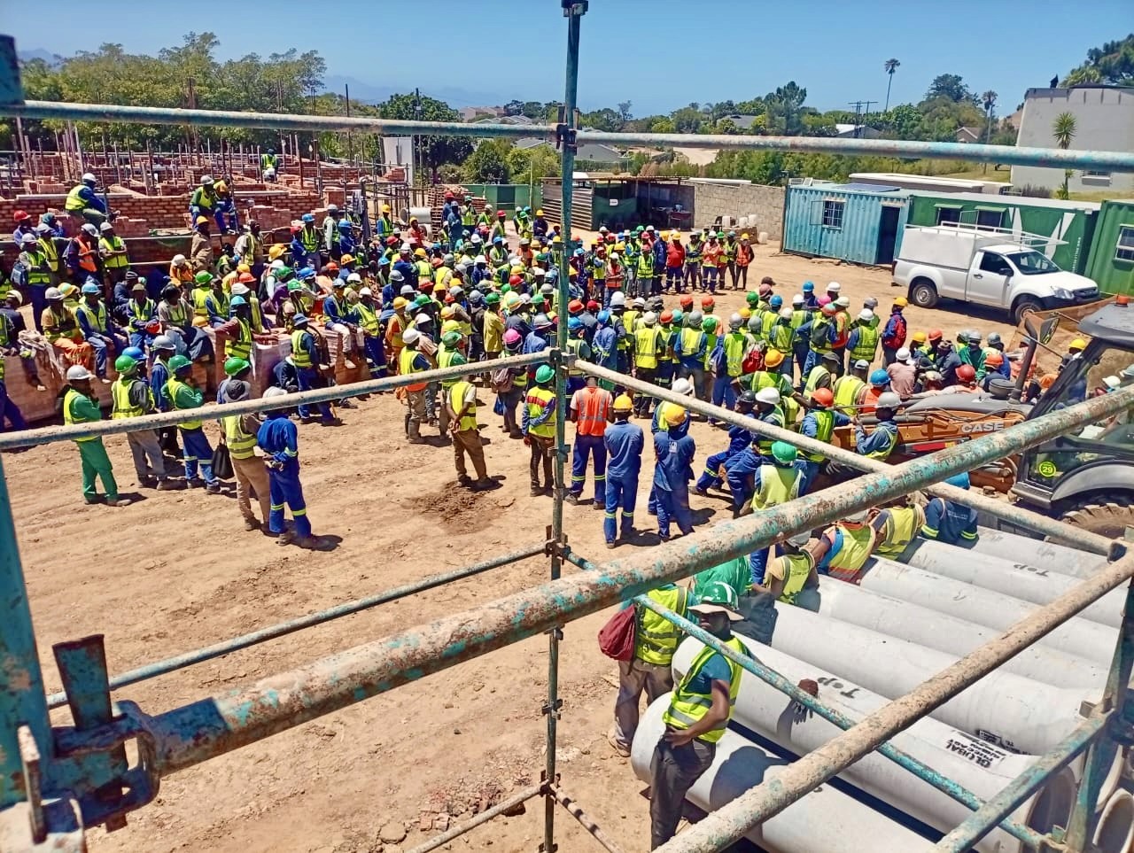 Woman planning about structure