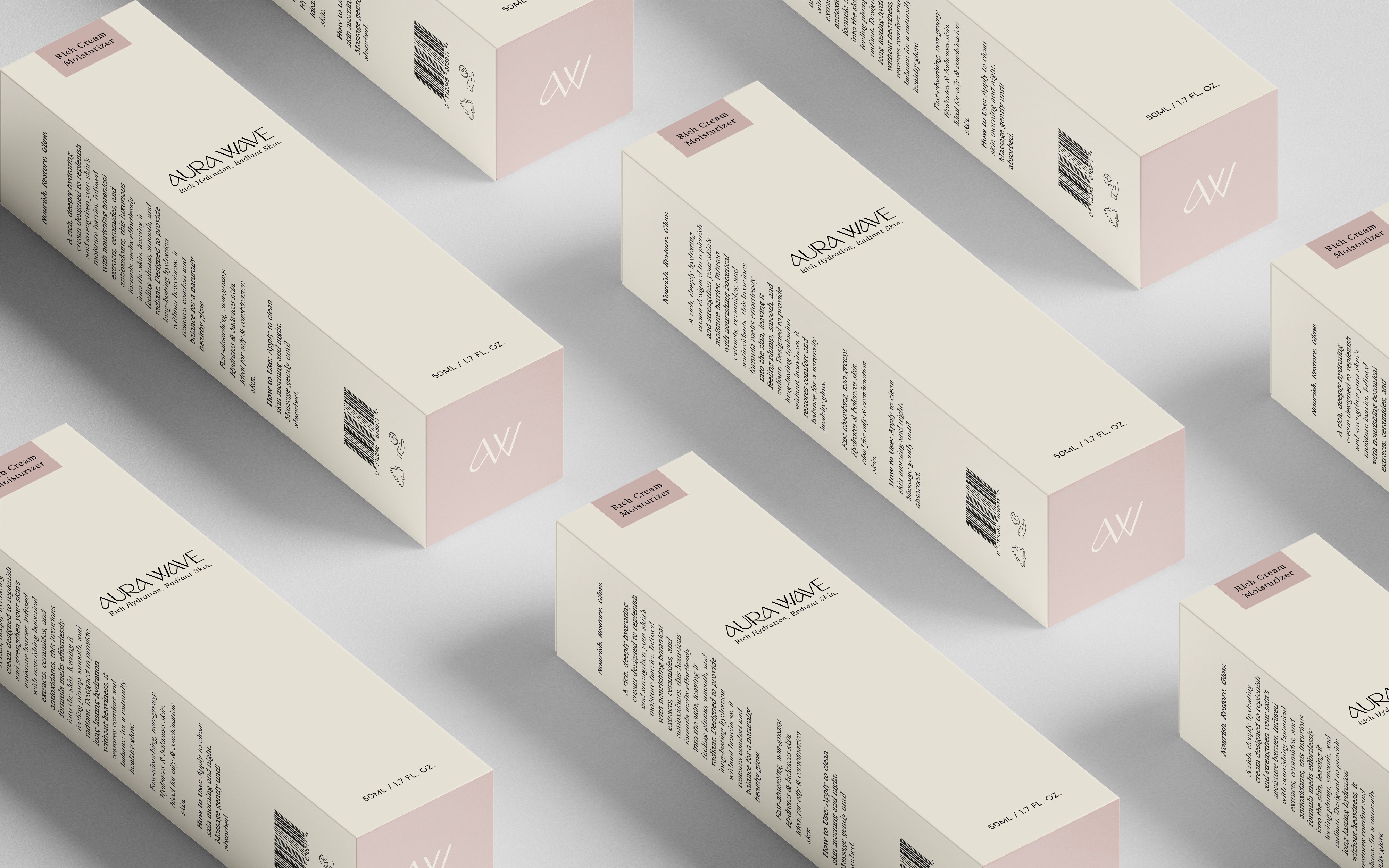 boxes of cosmetics tubes