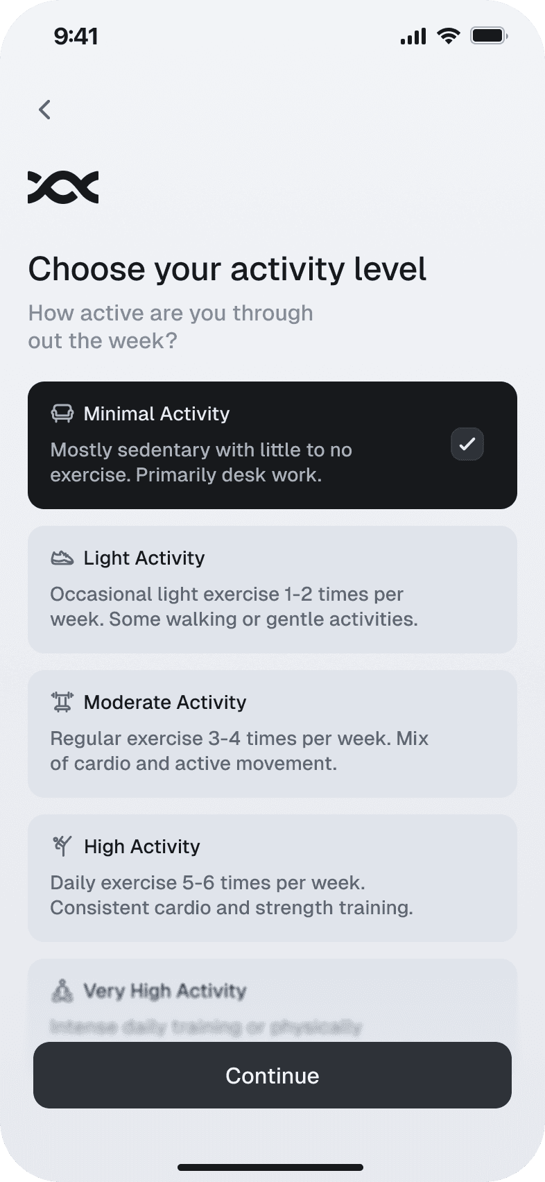 Biomarkers App Mobile App design