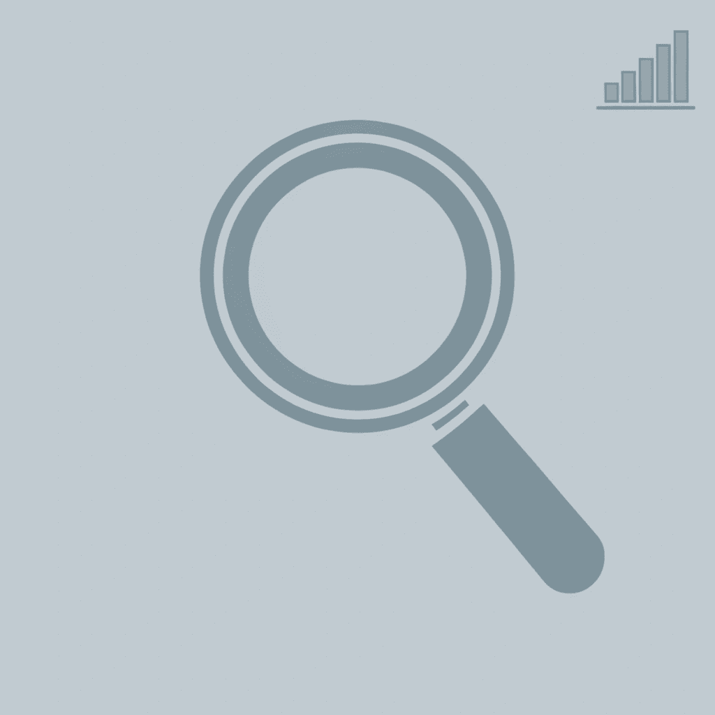  Magnifying glass focusing on division structure, roster composition, and recruiting strategy