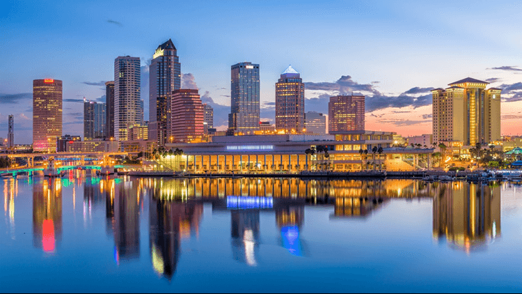 Tampa FL skyline