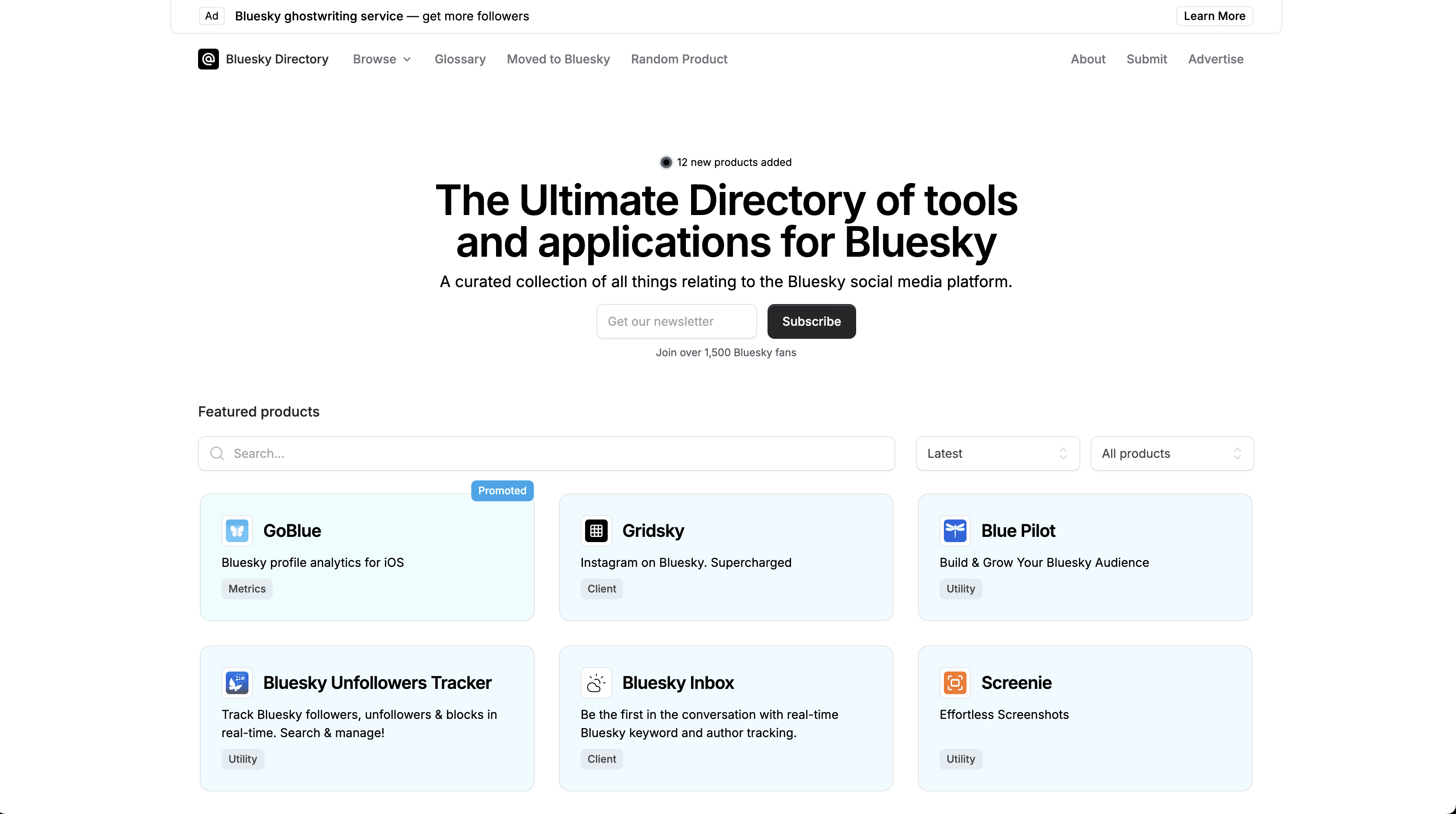 bluesky directory