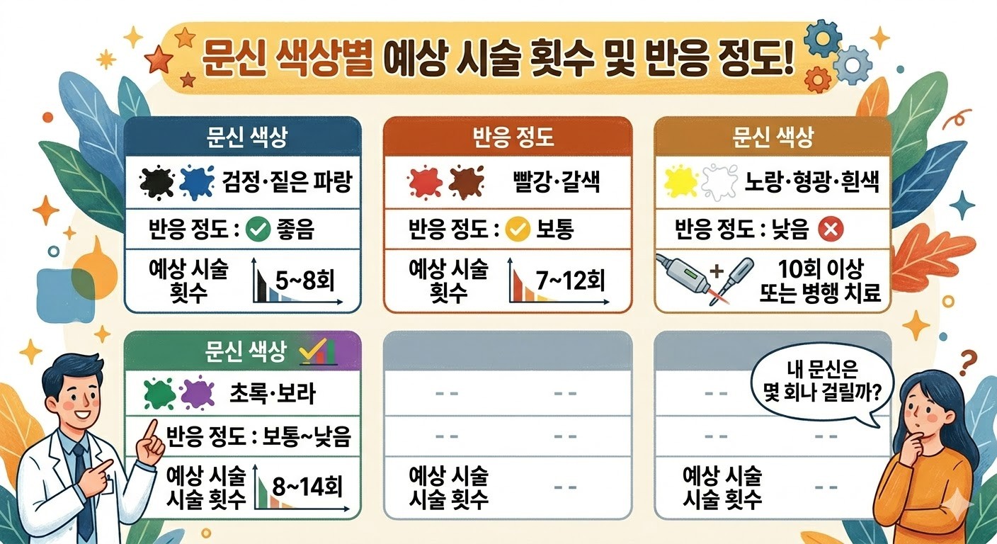 지우기 힘든 컬러 문신, 피코웨이로 어디까지 가능한가