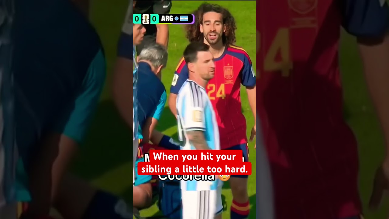4. Messi–Cucurella Final Altercation